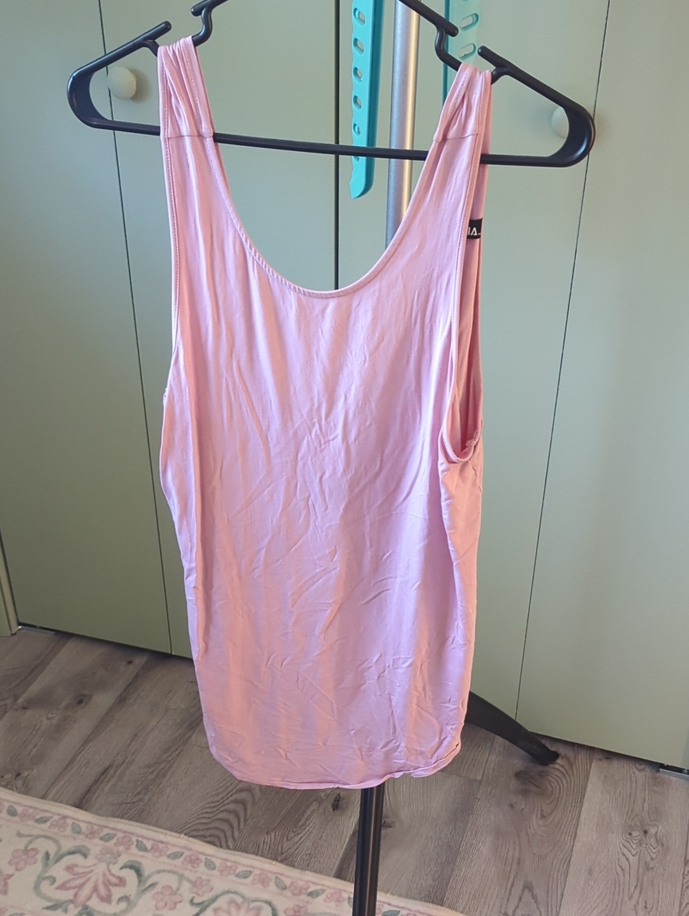 ZYIA Pale Pink Scoop Tank Top